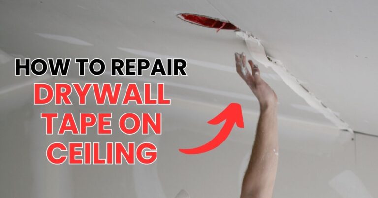 Step-by-Step Guide 2023: How To Repair Drywall Tape On Ceiling Video