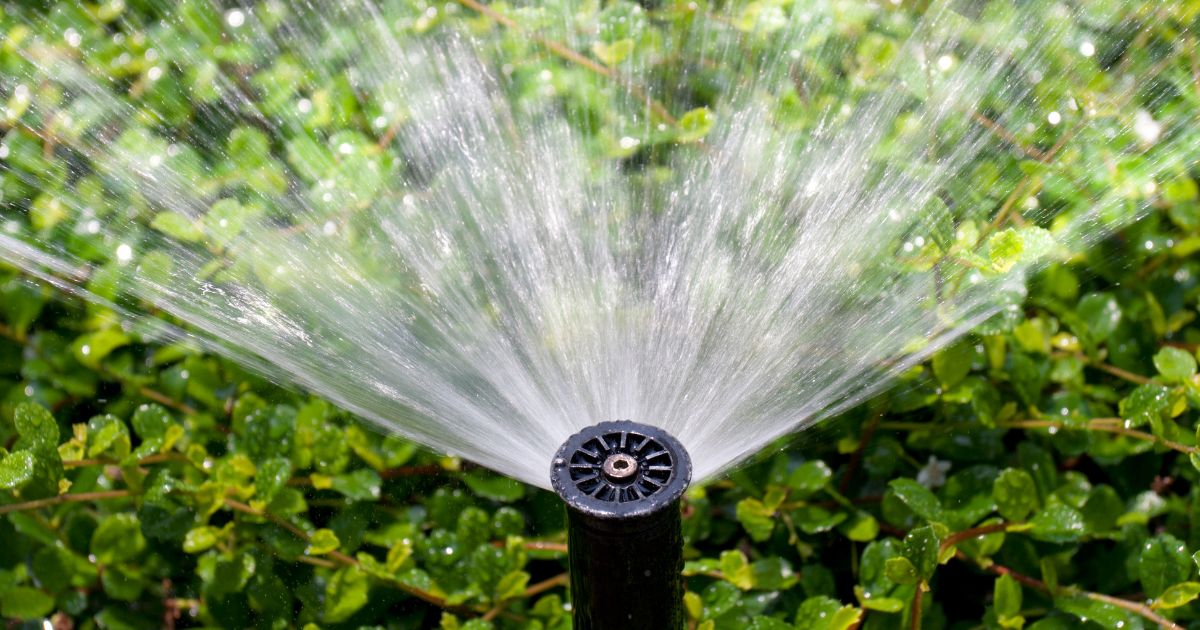 how to adjust sprinkler head distance