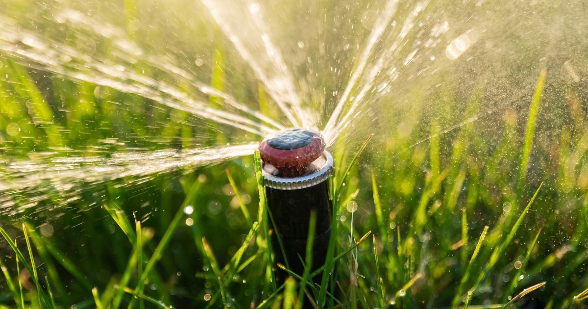 how to adjust sprinkler head distance