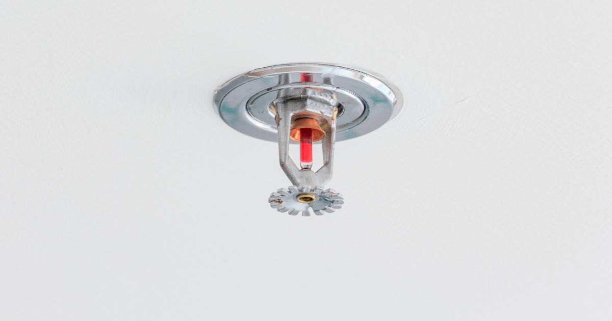 how to clean fire sprinkler heads