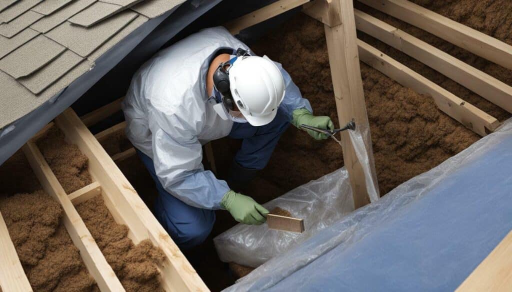 Asbestos Testing in Attic Asbestos Testing in Attic