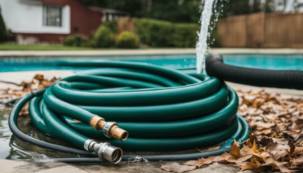 Pool Drainage with a Hose Pool Drainage with a Hose