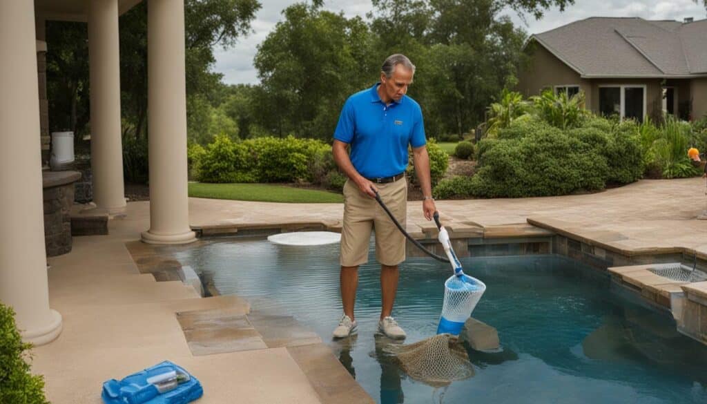 why is my pool still cloudy after shocking it