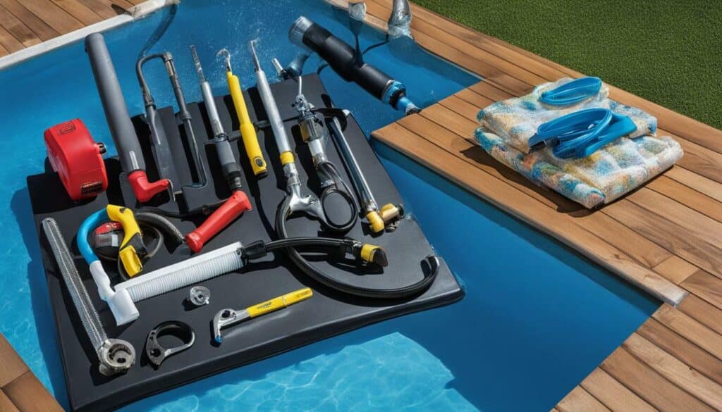 Tools and equipment for pool pump priming Tools and equipment for pool pump priming