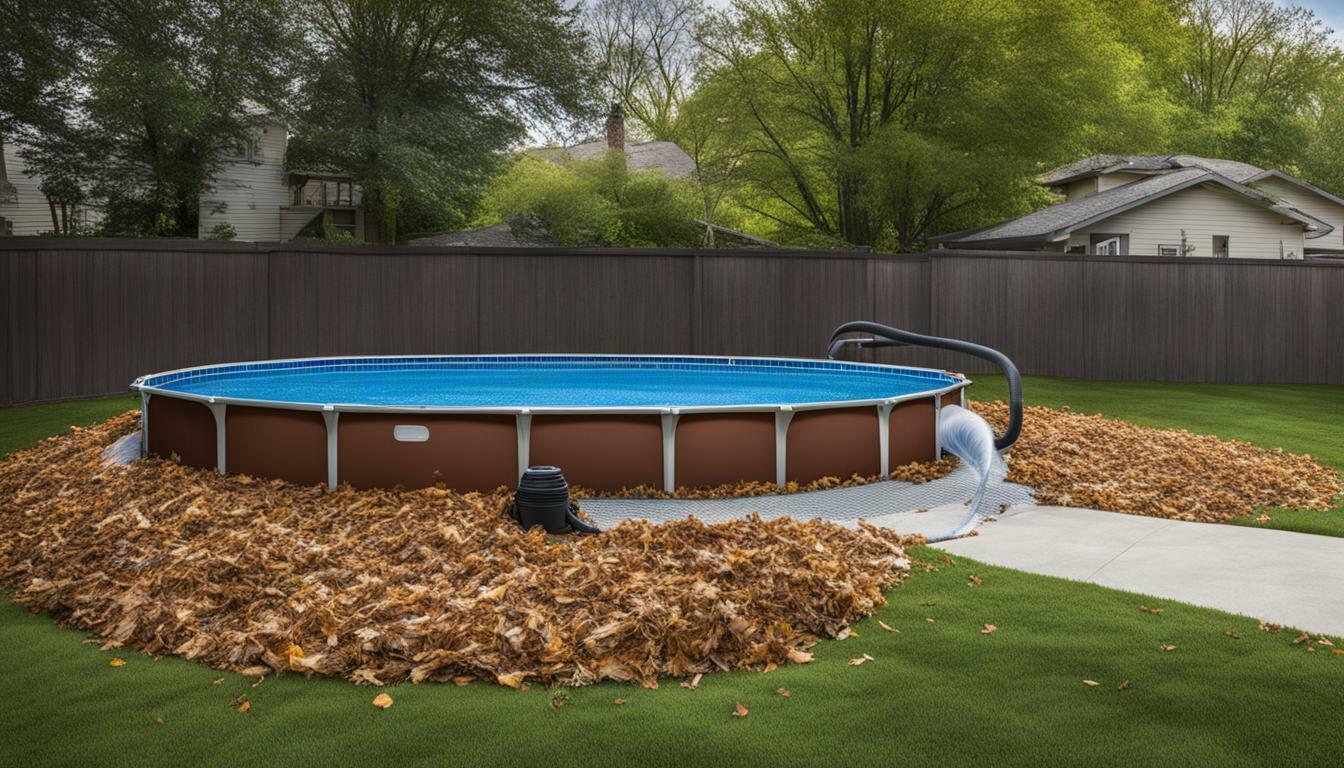 how to drain above ground pool