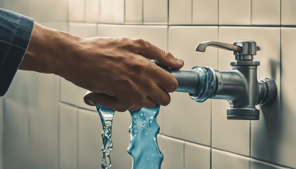 dealing with leaks behind the handle in the wall dealing with leaks behind the handle in the wall