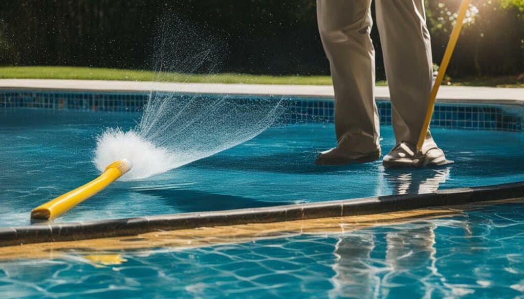 why is my pool still cloudy after shocking it