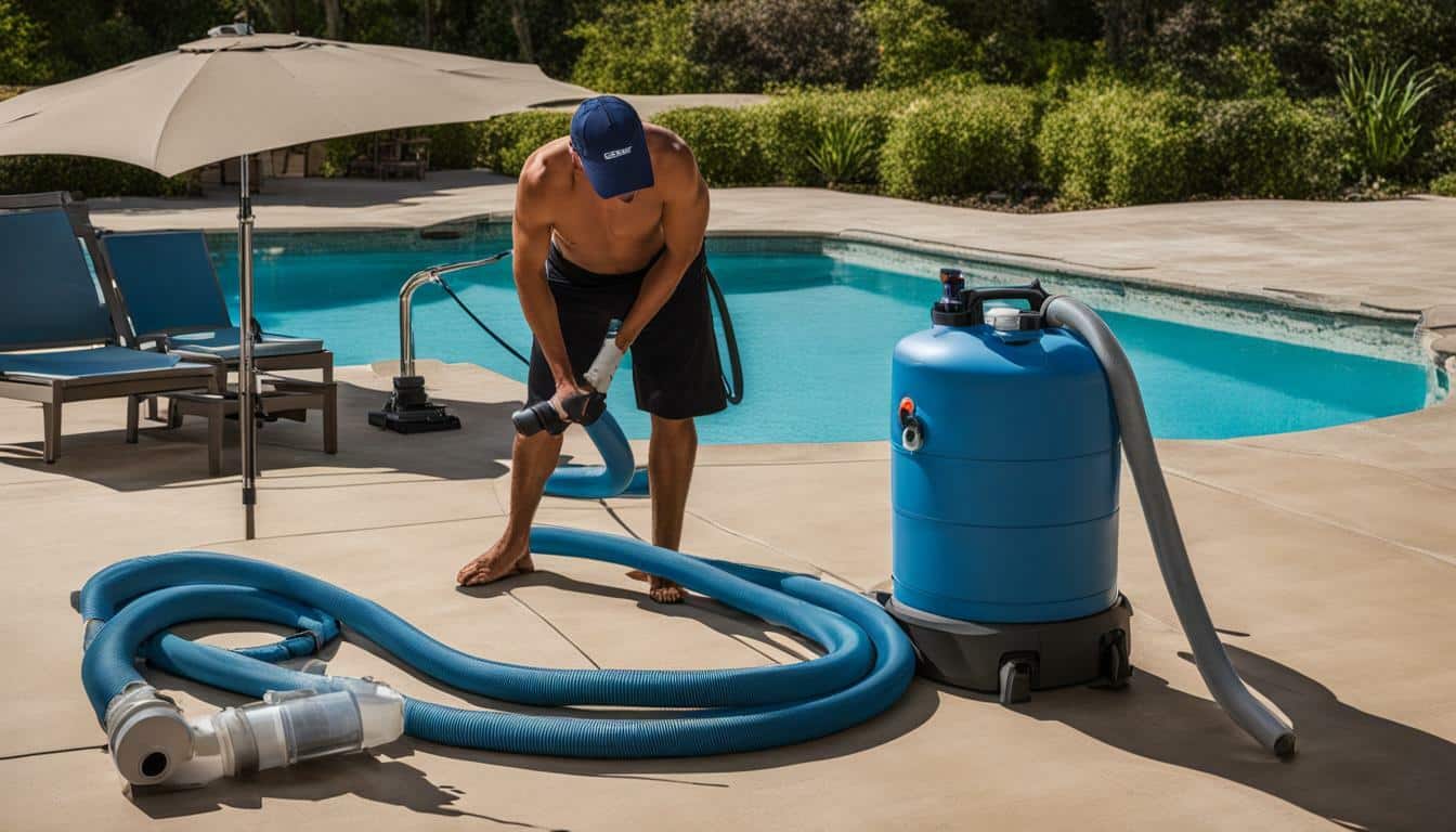 how to vacuum pool with sand filter