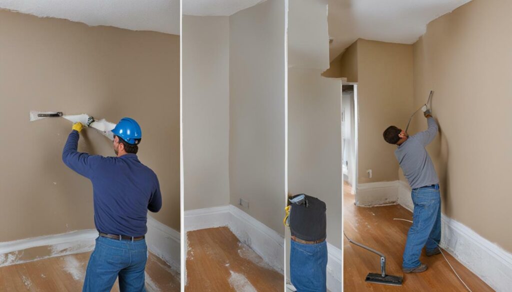 quick drywall hole repair