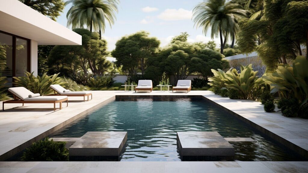 symmetrical pool design symmetrical pool design