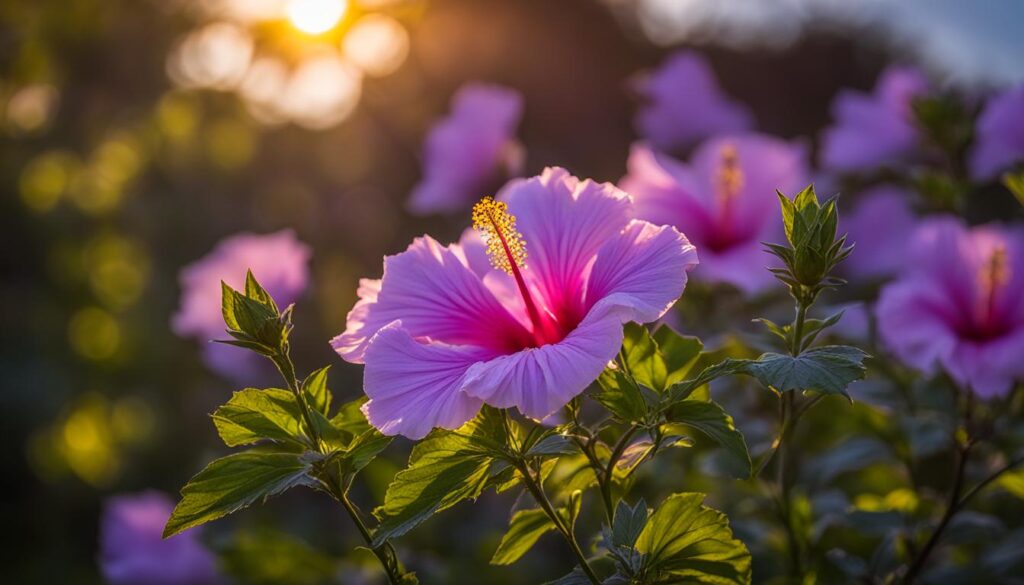 Althea (Hibiscus syriacus) Althea (Hibiscus syriacus)