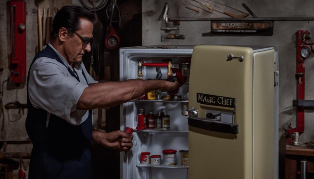 magic chef refrigerator thermostat repair