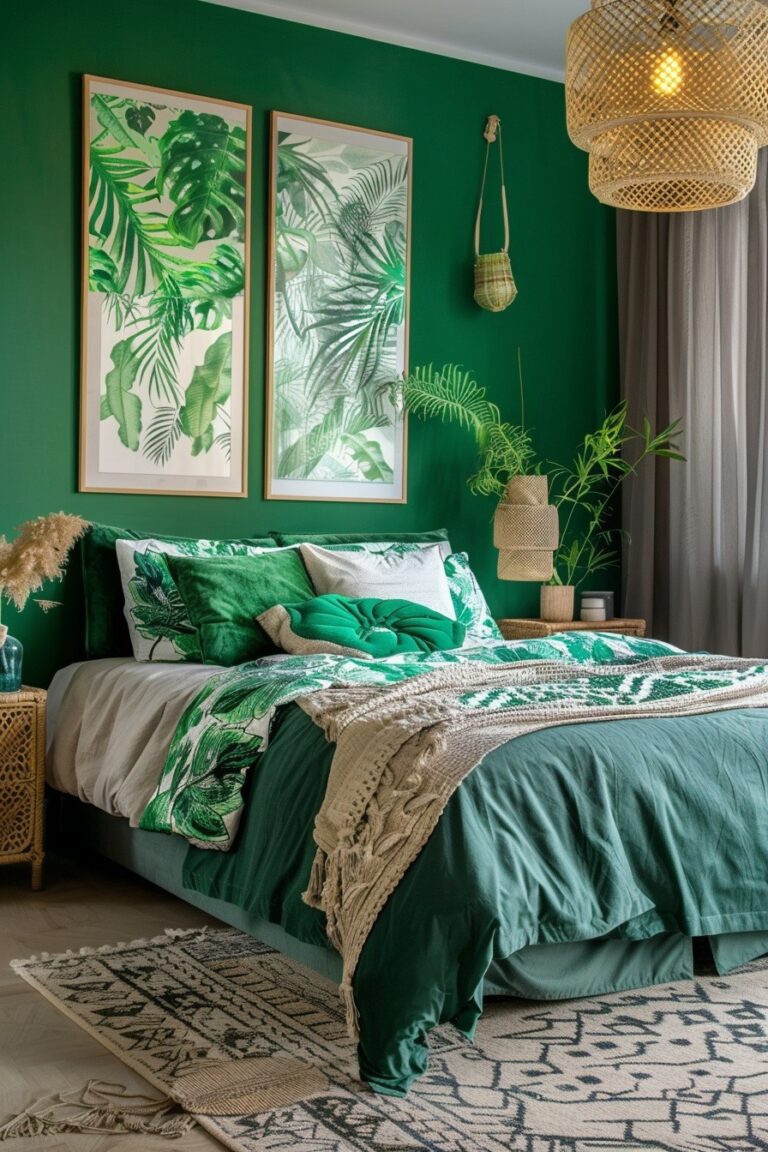 29 Green Boho Bedroom Ideas