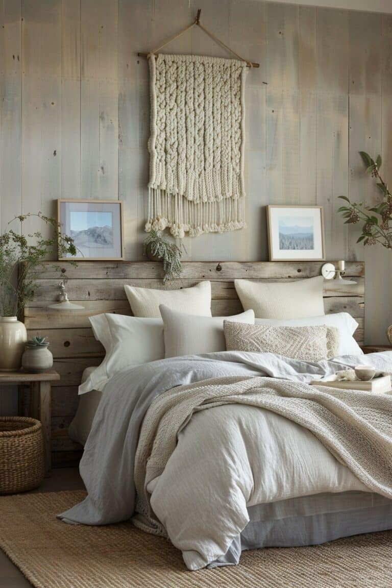 29 Grey Boho Bedroom Decor Ideas