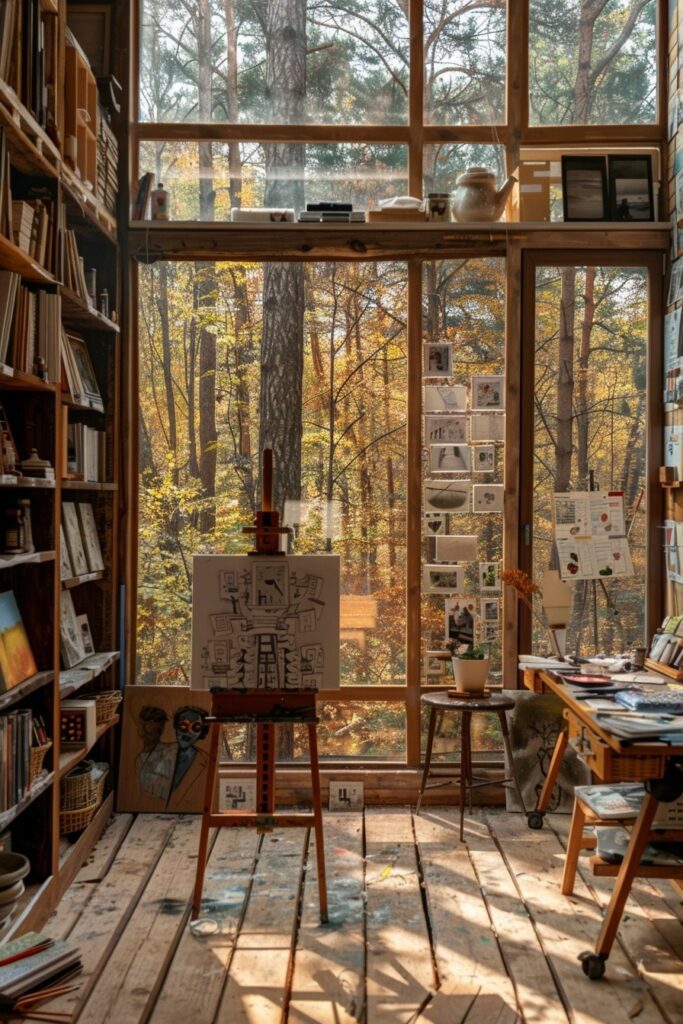 29 Awesome Treehouses for The Ultimate Backyard 6 Hidden Atelier: Artisan's Utopia within Foliage