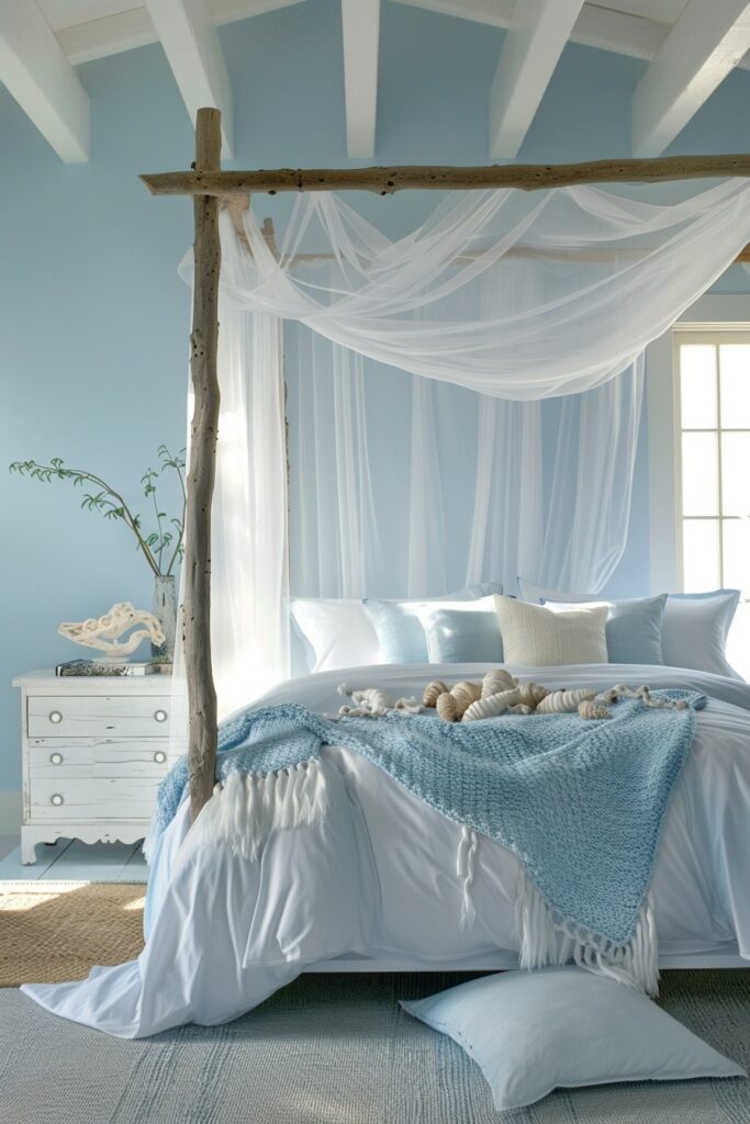 29 Light Blue Boho Bedrooms 2 Blissful Blues: Bohemian Bedroom Escape