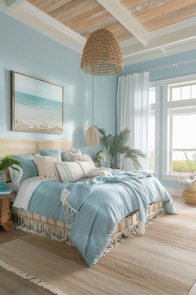 29 Light Blue Boho Bedrooms 15 Soothing Blues: Bohemian Bedroom Bliss