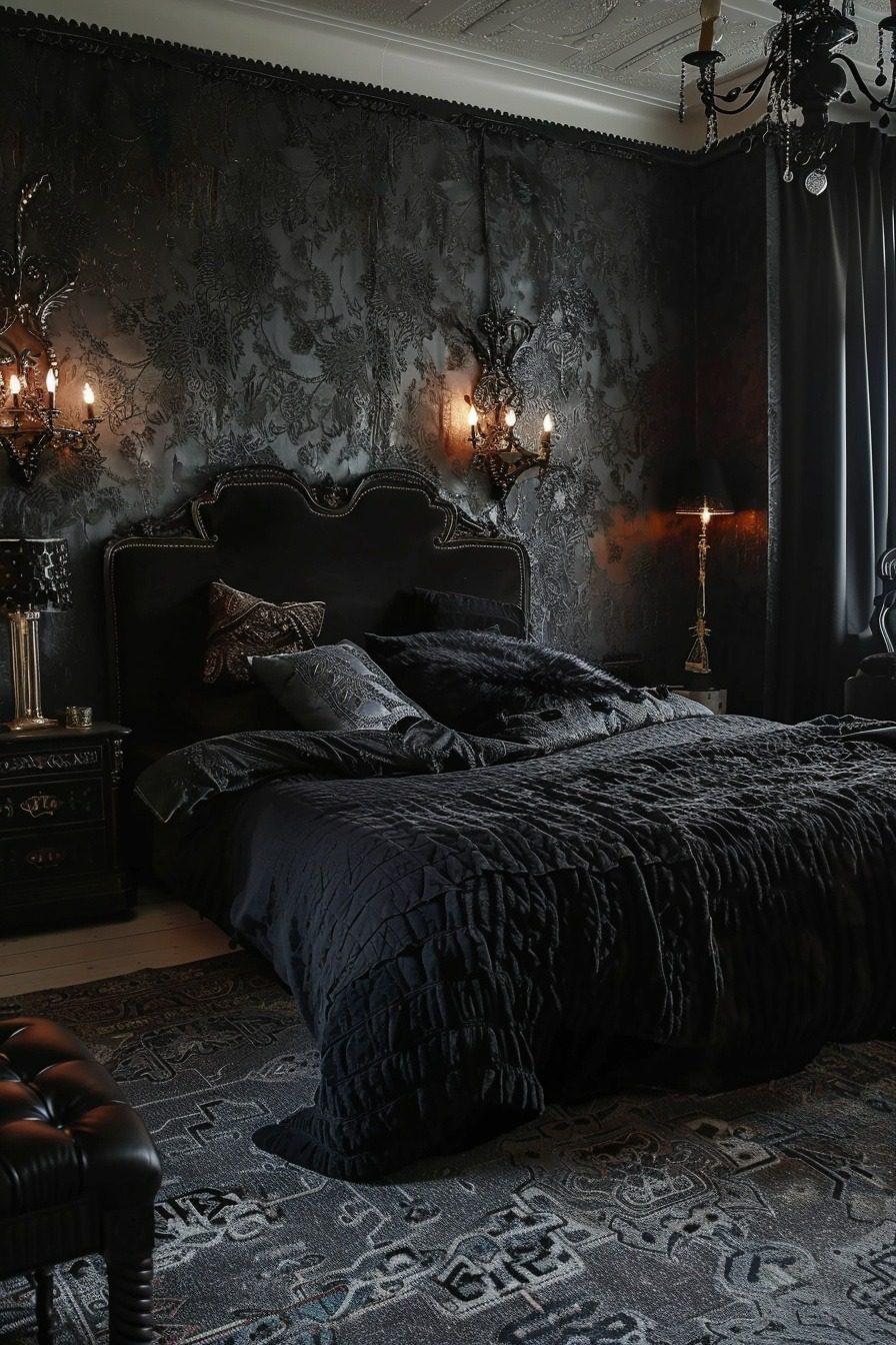 29 Black Boho Bedroom Ideas