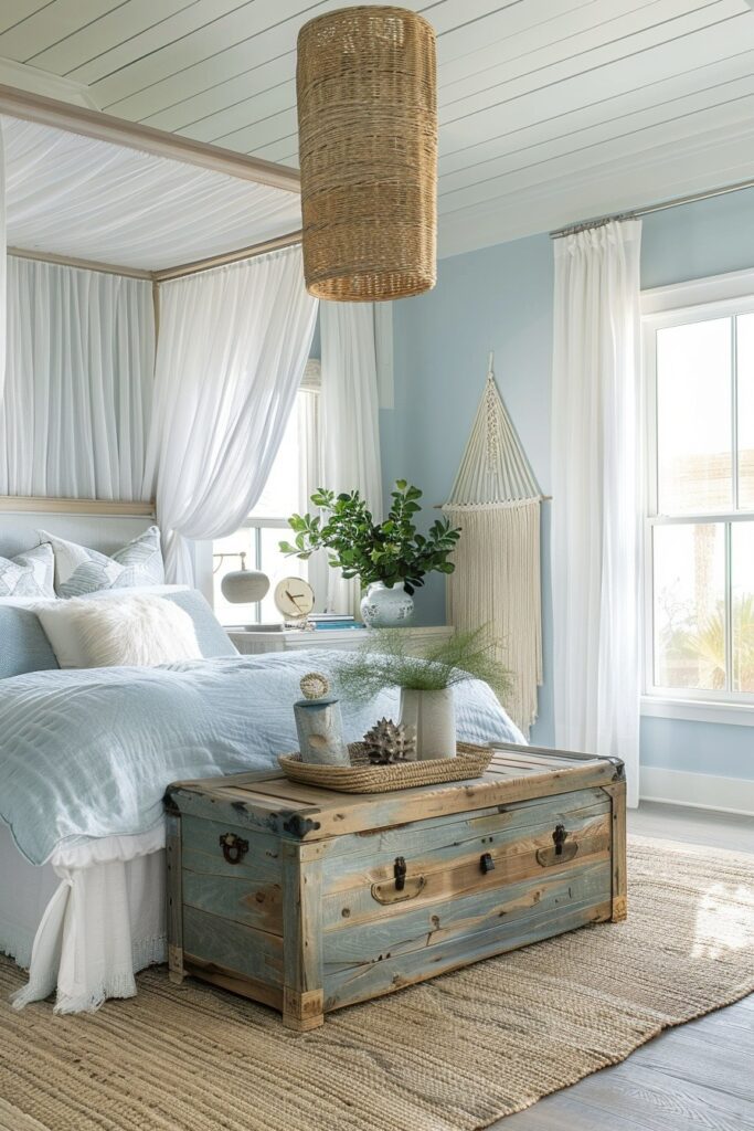 29 Light Blue Boho Bedrooms 8 Breezy Retreat: Light Blue Boho Escape