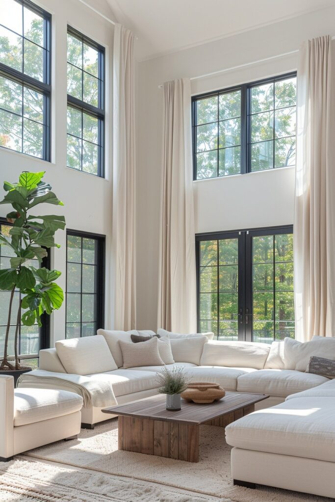 29 Minimalist Home Ideas For Inspiration 28 Expansive Minimalist Interior with High Ceilings