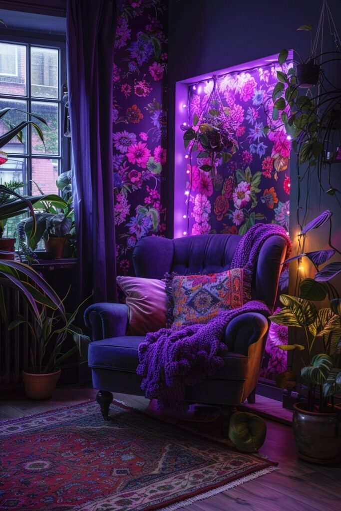 29 Dark Boho Living Room Layouts 21 Sanctuary of Nightshade