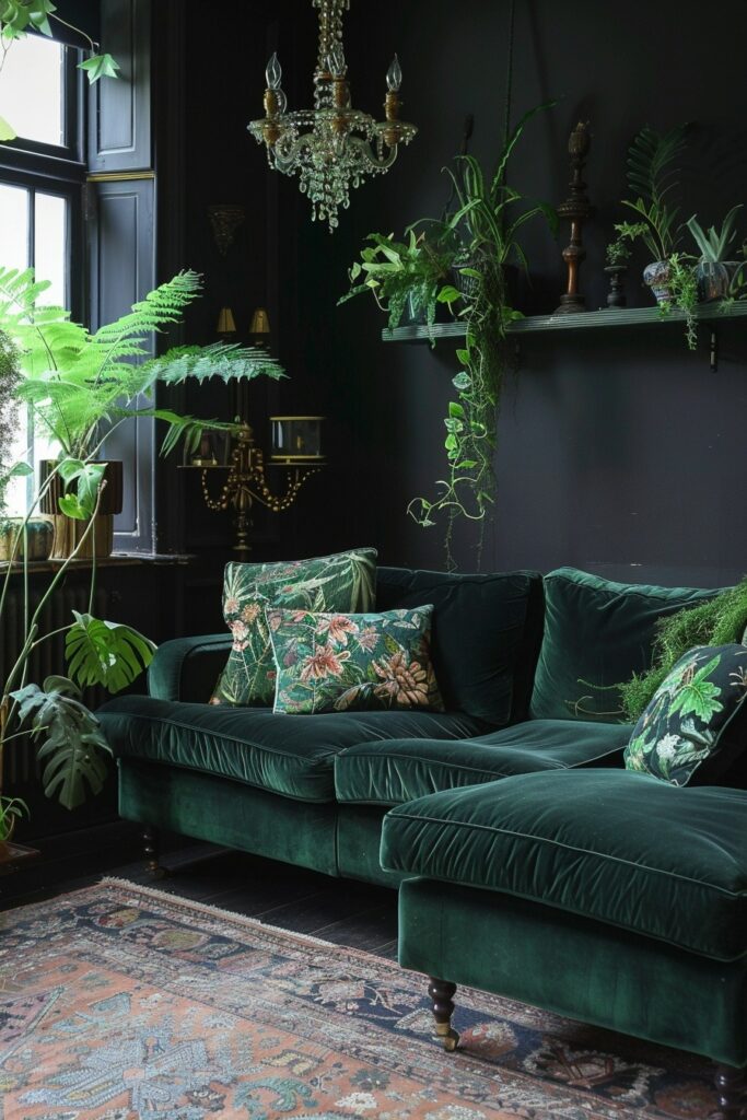 29 Dark Boho Living Room Layouts 4 Mystic Shadow Oasis