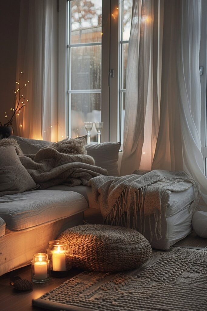 29 Dark Boho Living Room Layouts 26 Dreamscape at Dusk