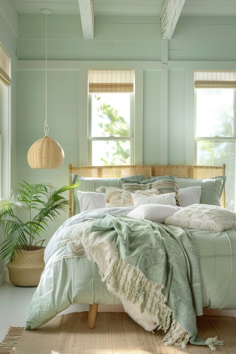 29 Green Boho Bedroom Ideas