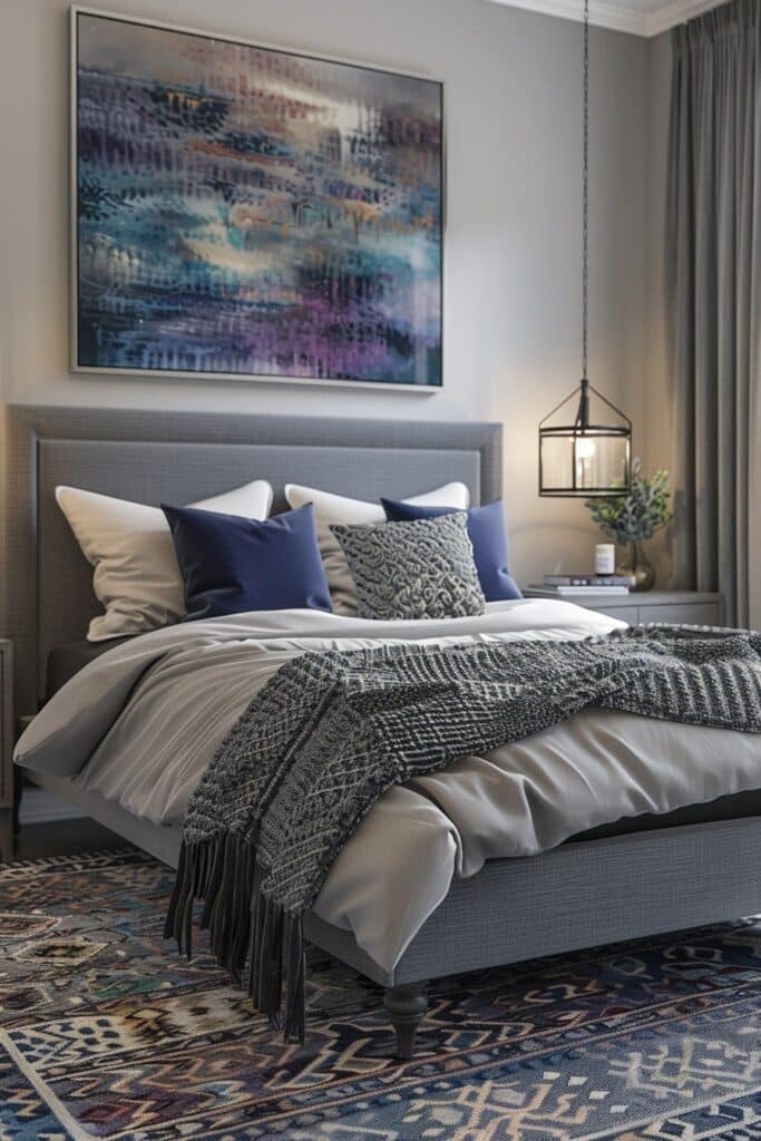 29 Grey Boho Bedroom Decor Ideas 6 Charismatic Charcoal: Styling Tips for a Grey Boho Bedroom