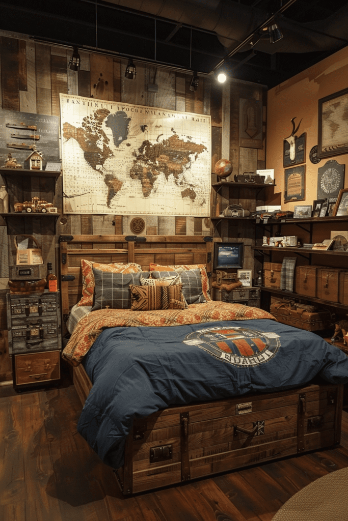 33 Mens Bedroom Ideas and Designs 9 Adventure Seeker’s Lair