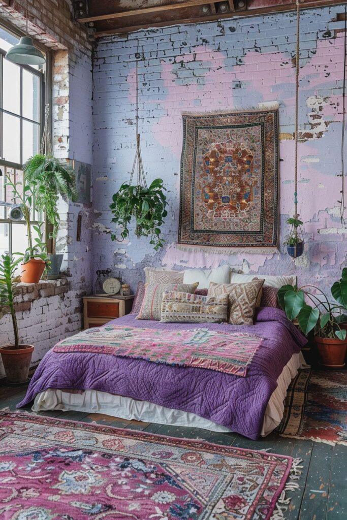 29 Lavender Boho Bedroom Ideas 13 Lavender Boho Bedroom