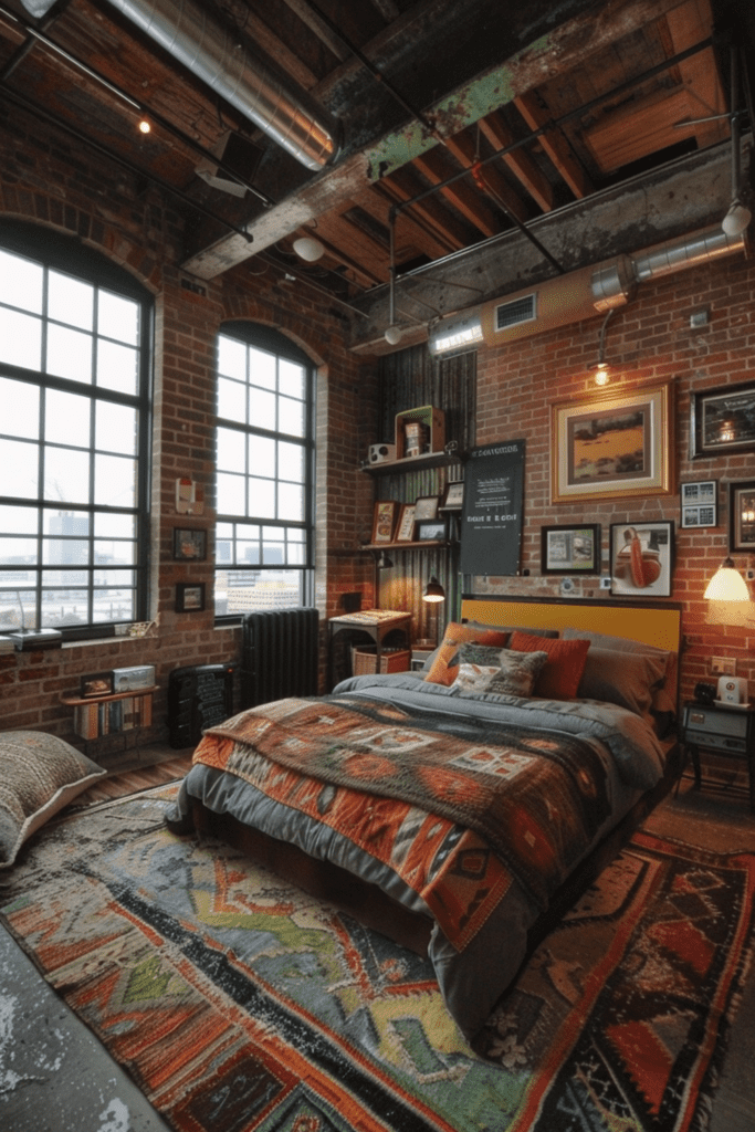 33 Mens Bedroom Ideas and Designs 10 Bright Industrial Edge