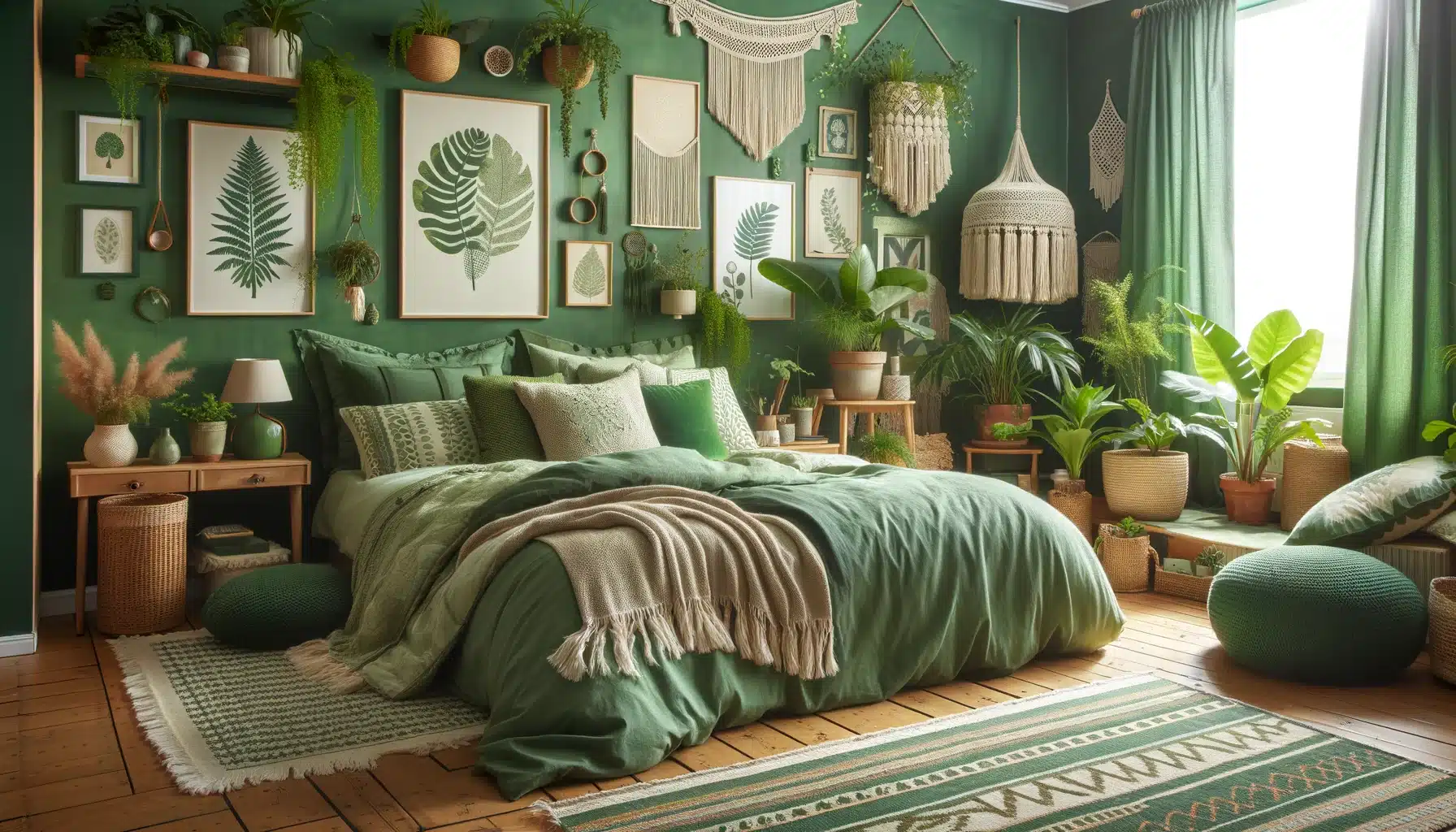 29 Green Boho Bedroom Ideas