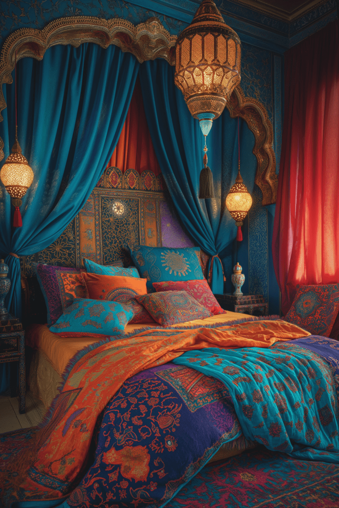 33 Mens Bedroom Ideas and Designs 20 Moroccan Mystique