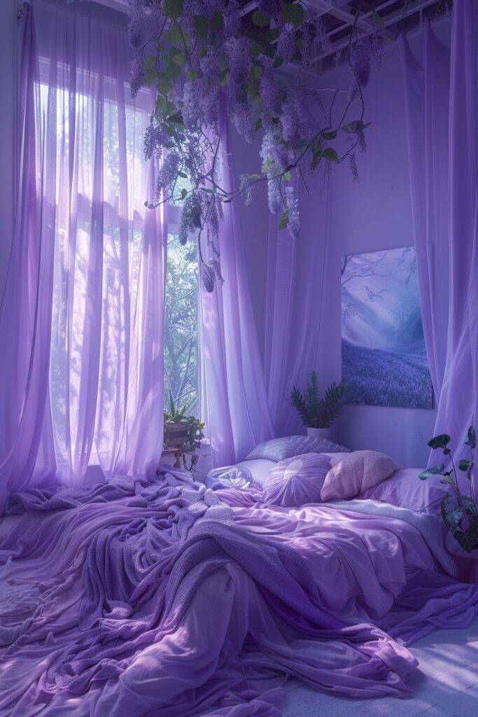 29 Lavender Boho Bedroom Ideas 15 Lavender Boho Bedroom
