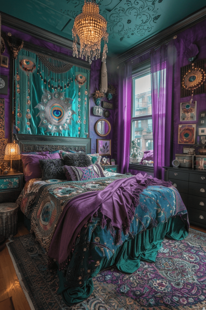 33 Mens Bedroom Ideas and Designs 16 Peacock Palette