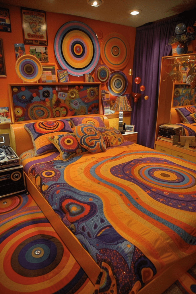 33 Mens Bedroom Ideas and Designs 13 Retro Revival