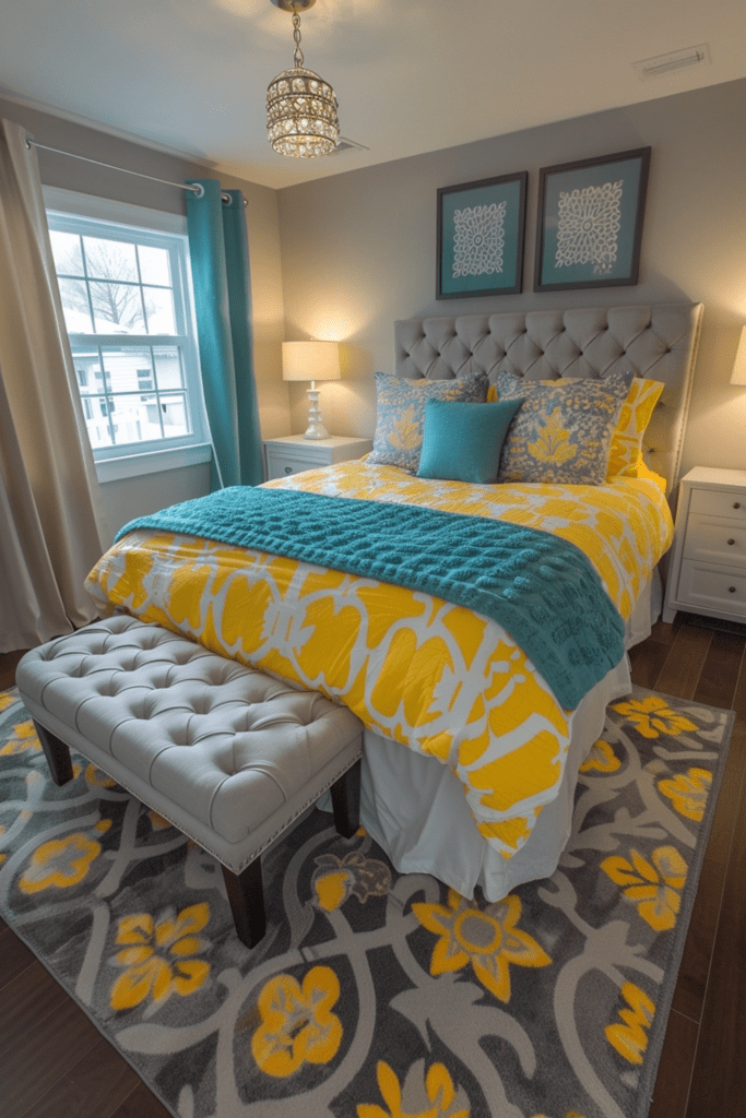 33 Mens Bedroom Ideas and Designs 31 Sunshine Yellow Mood