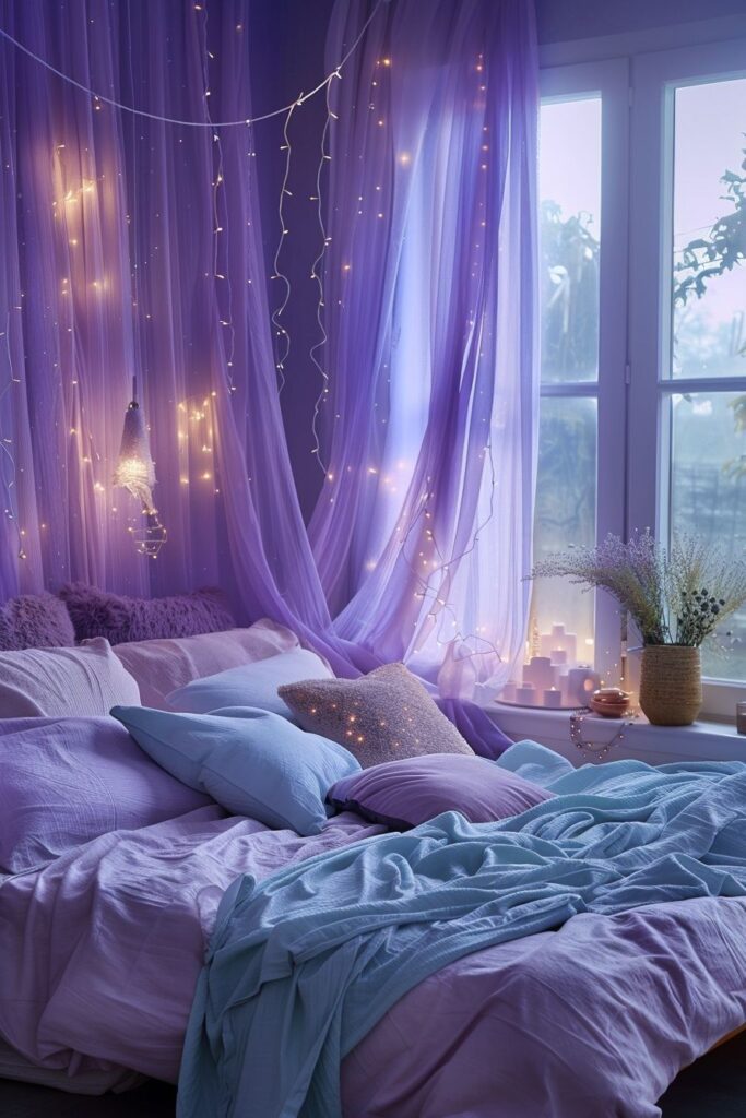 29 Lavender Boho Bedroom Ideas 16 Lavender Boho Bedroom