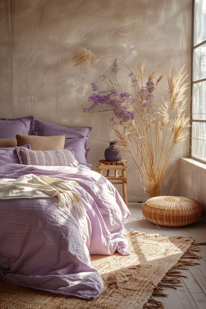 29 Lavender Boho Bedroom Ideas 25 Lavender Boho Bedroom