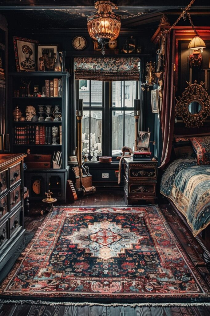 29 Goth Boho Bedroom Ideas to Unleash Your Mysterious Side 8 Mystic Curiosities