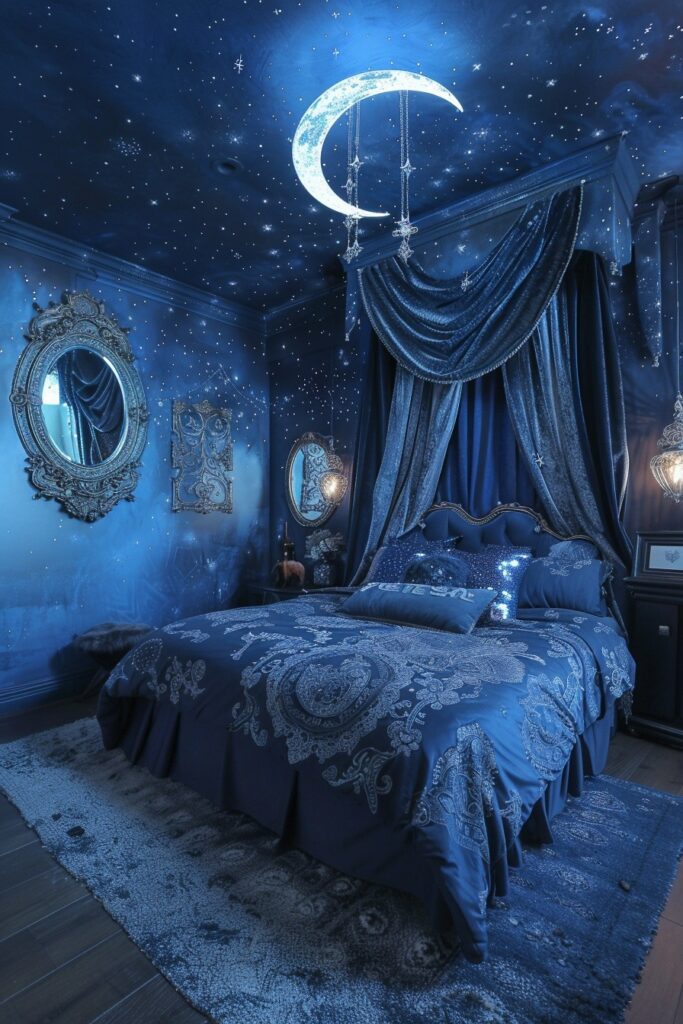 29 Goth Boho Bedroom Ideas to Unleash Your Mysterious Side 21 Lunar Retreat