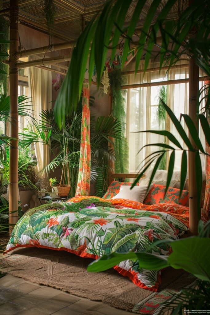 29 Enchanted Bedroom Ideas For Inspiration 25 Jungle Retreat