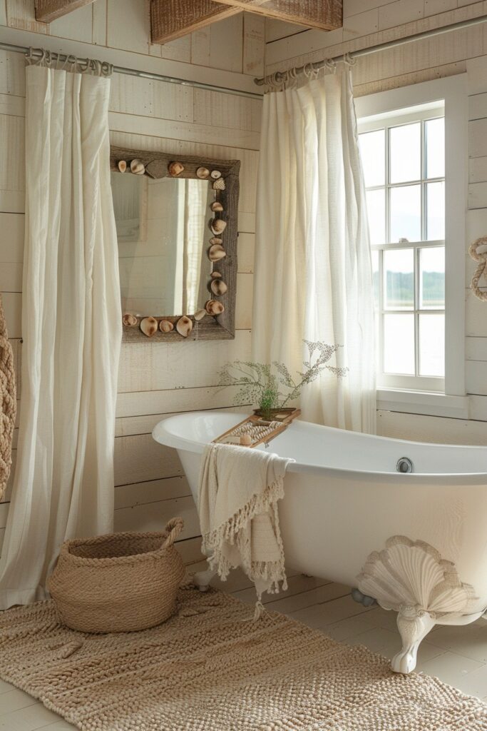 29 Boho Bathroom Ideas for a Chic and Relaxing Space 15 Coastal Boho: Seaside Bathroom Design