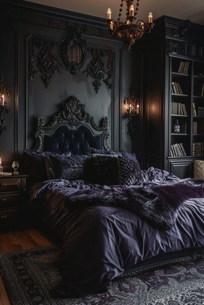 29 Goth Boho Bedroom Ideas to Unleash Your Mysterious Side 15 Nocturnal Dreams