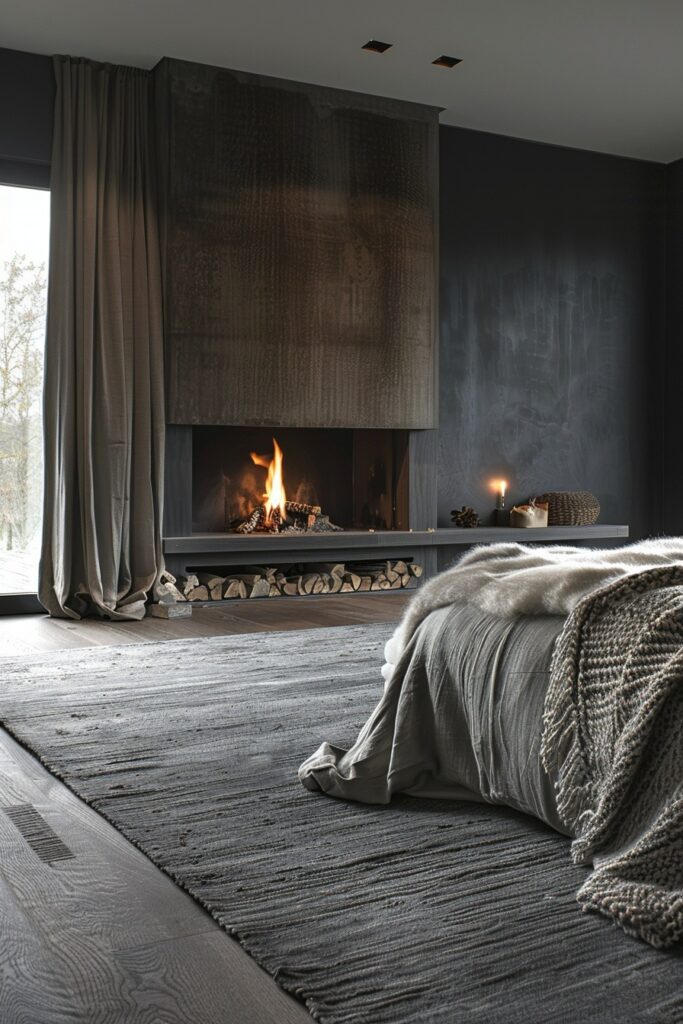 29 Bedroom with Fireplace Ideas for a Warm and Inviting Space 27 Subtle Sophistication: Elegant Bedroom Fireplaces