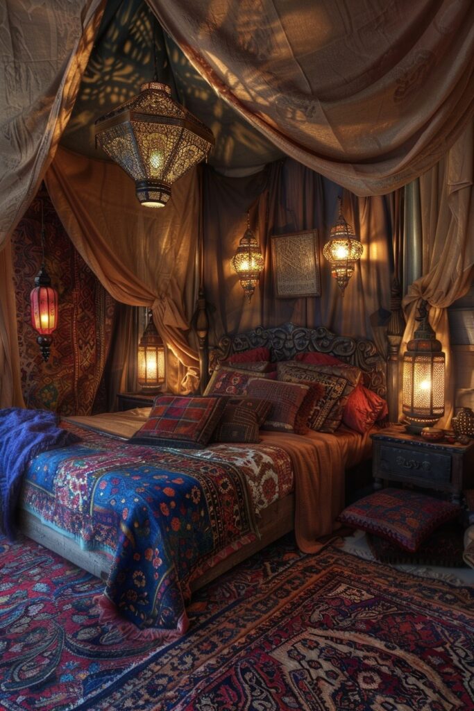 29 Enchanted Bedroom Ideas For Inspiration 15 Arabian Dreamscape