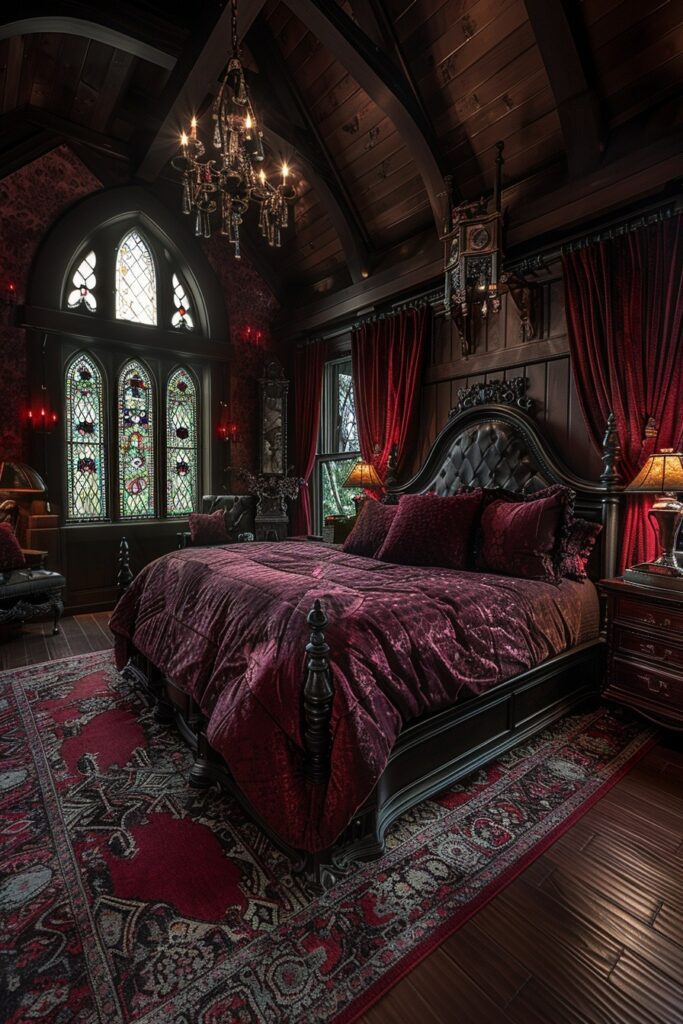 29 Enchanted Bedroom Ideas For Inspiration 26 Vampire’s Lair