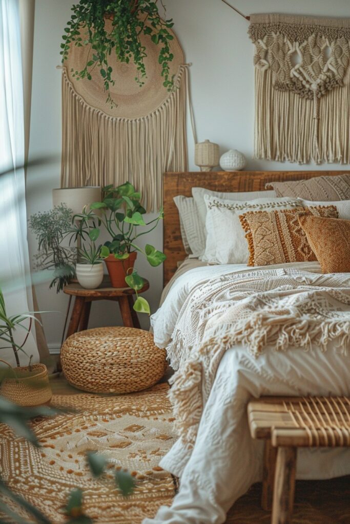 29 Scandi Boho Decor Ideas for a Harmoniously Stylish Home 24 Scandi Boho Bedroom Haven