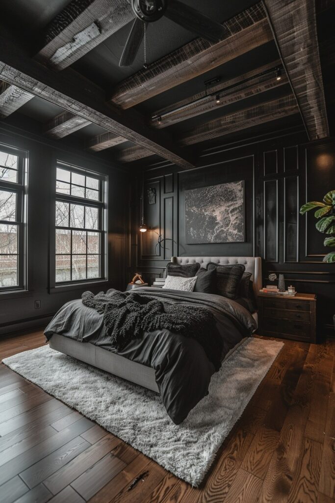 29 Goth Boho Bedroom Ideas to Unleash Your Mysterious Side 24 Dark Tranquility